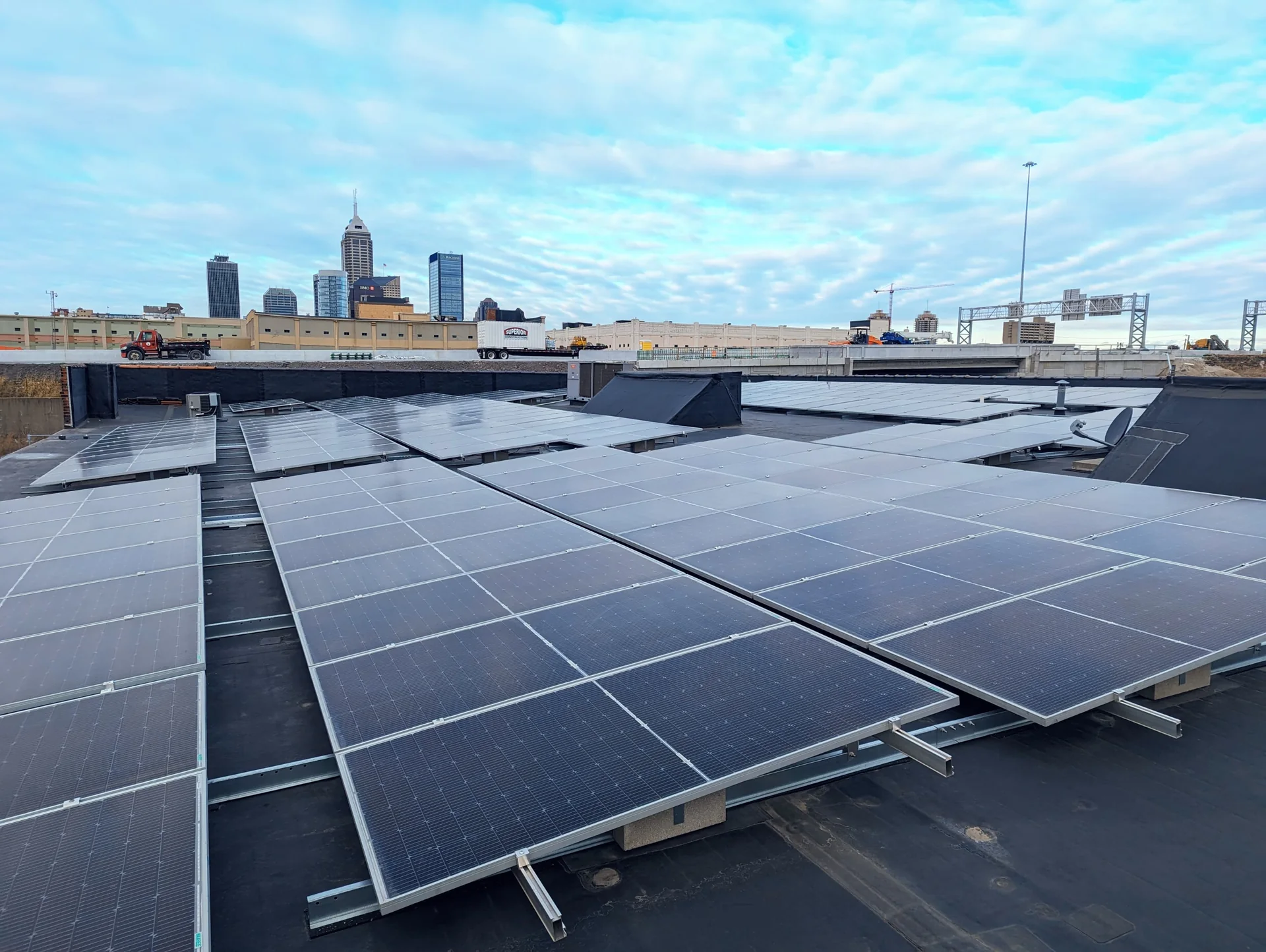 Rooftop solar on commercial office