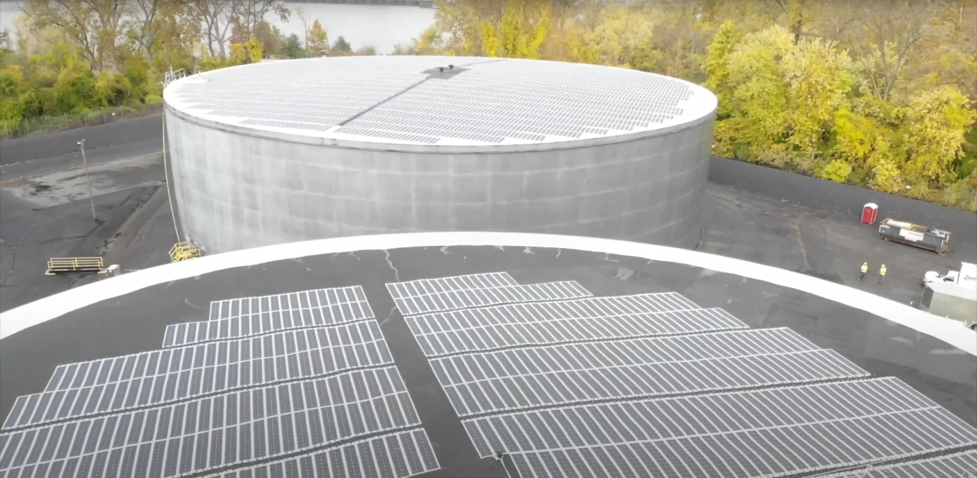 Rooftop solar on industrial facility